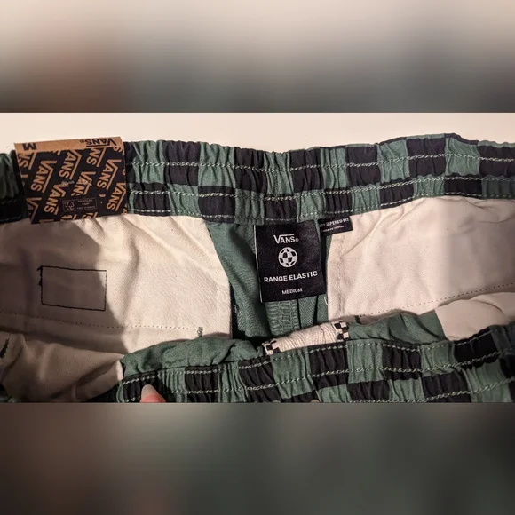 Vans range baggy tapered elastic waist jogger pants men's size M - Picture 6 of 10